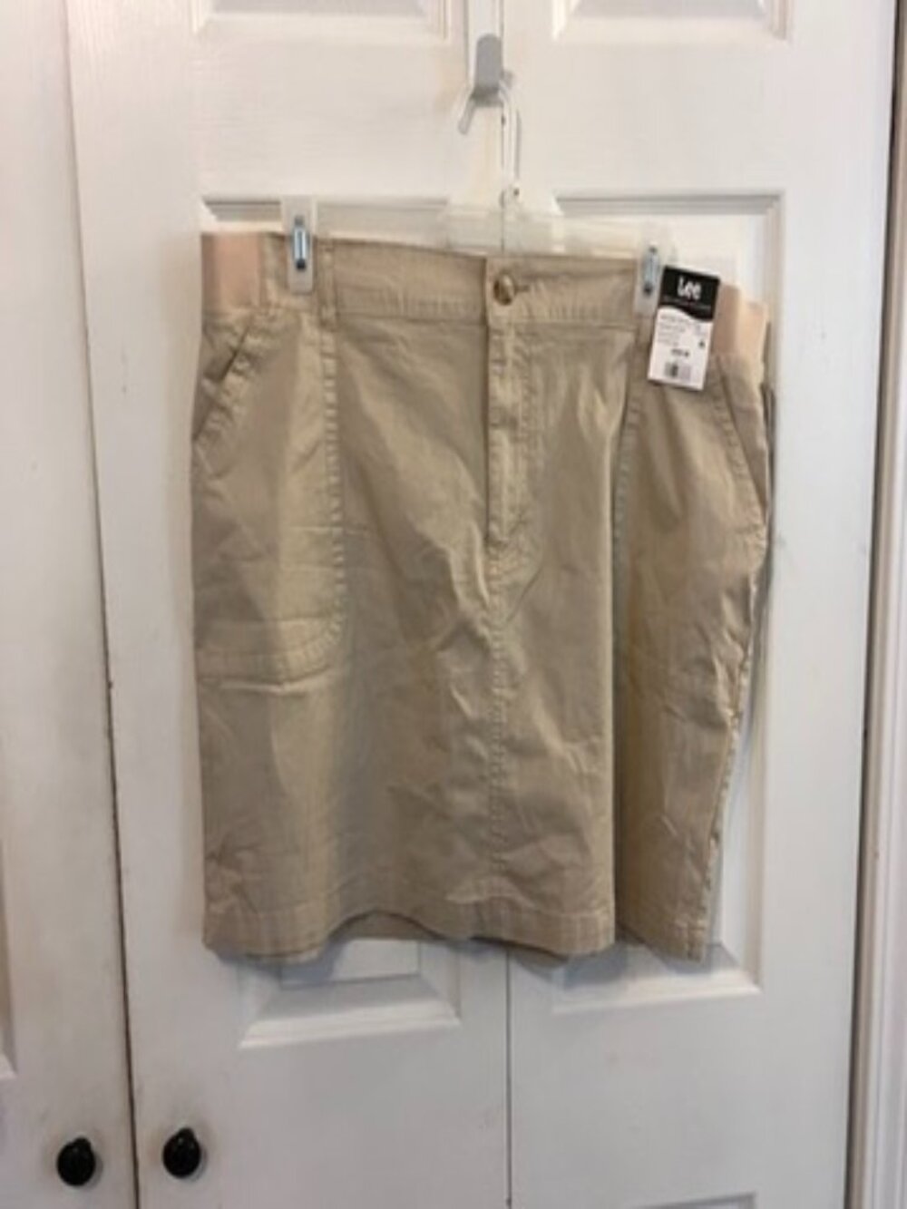 Lee Midrise Comfort Skort Tan